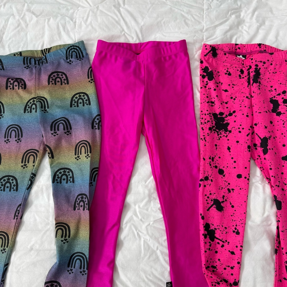 Pixie lane leggings. 3 pairs. Size 5. Never worn